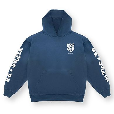 Unisex Uscape Apparel Navy USMNT Oversized Celebrate Hoodie