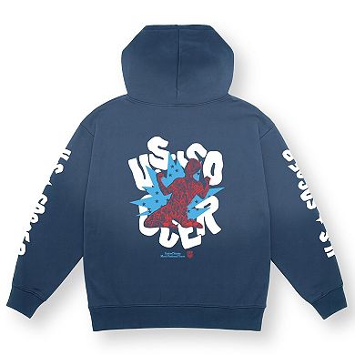Unisex Uscape Apparel Navy USMNT Oversized Celebrate Hoodie