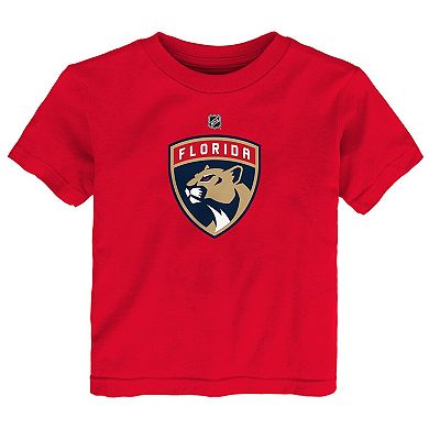 Toddler Outerstuff Red Florida Panthers Primary Logo T-Shirt