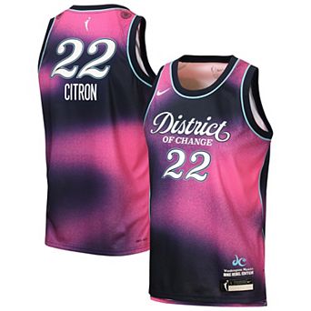 Youth Nike Sonia Citron Navy Washington Mystics Victory Jersey - Rebel Edition