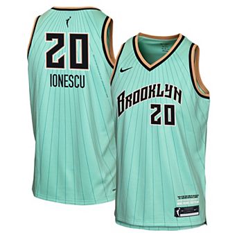 Youth Nike Sabrina Ionescu Mint New York Liberty Victory Jersey - Rebel Edition