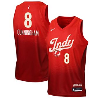 Youth Nike Sophie Cunningham Red Indiana Fever Victory Jersey - Rebel Edition