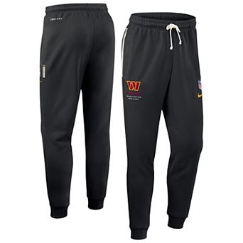 Men's Nike Black Washington Commanders Sideline Standard Issue Touchback Kick Dri-FIT Taper Pants