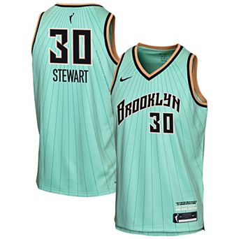 Youth Nike Breanna Stewart Mint New York Liberty Victory Jersey - Rebel Edition