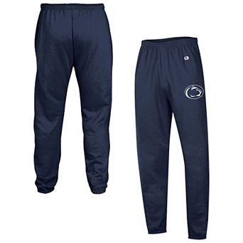Men's Champion Navy Penn State Nittany Lions Powerblend Banded Fleece Sweatpants