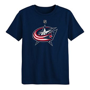 Preschool Outerstuff Navy Columbus Blue Jackets Primary Logo T-Shirt