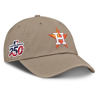 Men's Nike Khaki Houston Astros Celebrating America's 250th Club Adjustable Hat
