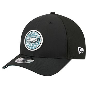 Men's New Era Black Philadelphia Eagles Floral 9FORTY M-Crown Trucker Adjustable Hat