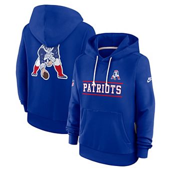 Women's Nike Royal New England Patriots Sideline Standard Issue Alternate Dri-FIT Hoodie