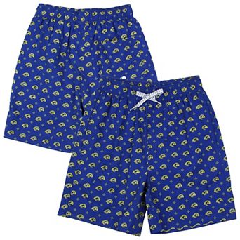 Youth Wes & Willy Royal Los Angeles Rams Fleur Swim Trunks