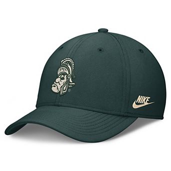 Men's Nike Green Michigan State Spartans Dri-FIT Vintage Rise Swooshflex Flex Hat