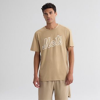 Men's Fanatics Khaki New York Mets Clutch Winning Edge T-Shirt