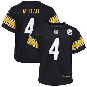 Toddler Nike D.K. Metcalf Black Pittsburgh Steelers Team Game Jersey