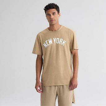 Men's Fanatics Khaki New York Yankees Clutch Winning Edge T-Shirt