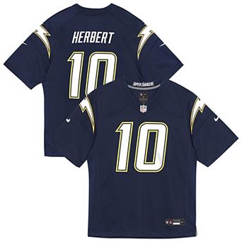 Preschool Nike Justin Herbert Navy Los Angeles Chargers Alternate Game Jersey