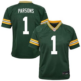 Preschool Nike Micah Parsons Green Green Bay Packers Team Game Jersey