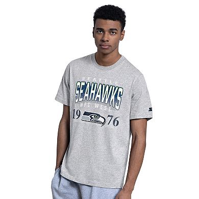 Men's Starter College Navy/Gray Seattle Seahawks Two-Pack Logo T-Shirt Set
