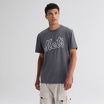 Men's Fanatics Charcoal New York Mets Clutch Winning Edge T-Shirt