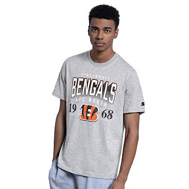 Men's Starter Black/Gray Cincinnati Bengals Two-Pack Logo T-Shirt Set