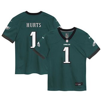 Preschool Nike Jalen Hurts Midnight Green Philadelphia Eagles Team Game Jersey