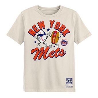Preschool Mitchell & Ness Natural New York Mets Snack T-Shirt