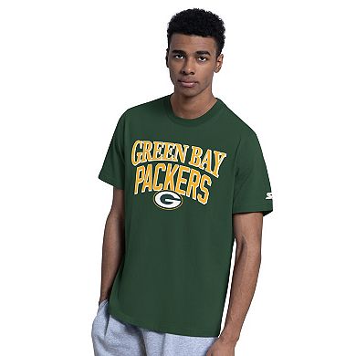 Men's Starter Green/Gray Green Bay Packers Two-Pack Logo T-Shirt Set