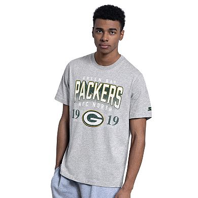 Men's Starter Green/Gray Green Bay Packers Two-Pack Logo T-Shirt Set