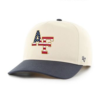 Men's '47 Natural/Navy Air Force Falcons Americana Flag Hitch Adjustable Hat