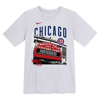 Preschool Nike White Chicago Cubs Hometown Local Collection T-Shirt