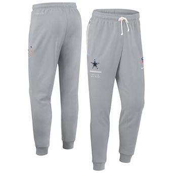 Men's Nike Gray Dallas Cowboys Sideline Standard Issue Dri-FIT Taper Pants