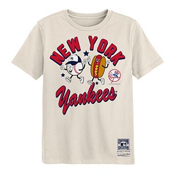 Preschool Mitchell & Ness Natural New York Yankees Snack T-Shirt