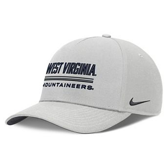 Men's Nike Gray West Virginia Mountaineers 2026 Sideline Dri-FIT Rise Adjustable Hat
