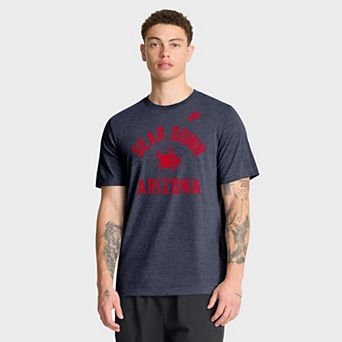 Men's Nike Heather Navy Arizona Wildcats Legacy Mantra Tri-Blend T-Shirt