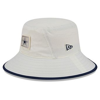 Men's New Era Cream Dallas Cowboys 2026 NFL Training Camp Sport Bucket Hat