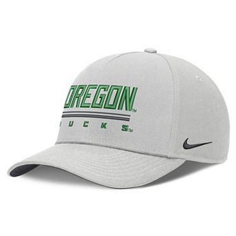 Men's Nike Gray Oregon Ducks 2026 Sideline Dri-FIT Rise Adjustable Hat