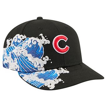 Men's New Era Black Chicago Cubs Surf 59FIFTY Fitted Hat