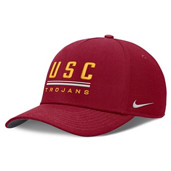 Men's Nike Cardinal USC Trojans 2026 Sideline Dri-FIT Rise Adjustable Hat