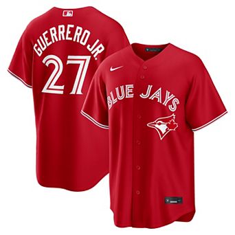Men's Nike Vladimir Guerrero Jr. Red Toronto Blue Jays Canada Day Replica Jersey