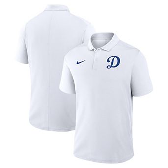 Men's Nike White Los Angeles Dodgers Alternate Victory Dri-FIT Polo