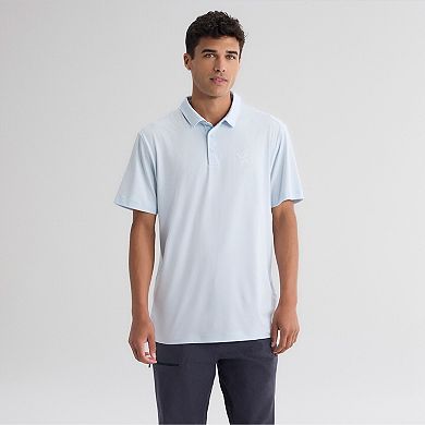 Men's Fanatics Light Blue Detroit Lions Clutch Polo