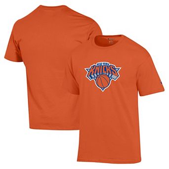 Men's Champion Orange New York Knicks Jersey T-Shirt