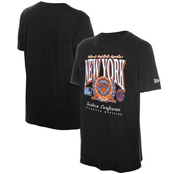 Men's New Era Black New York Knicks Classic Crest T-Shirt