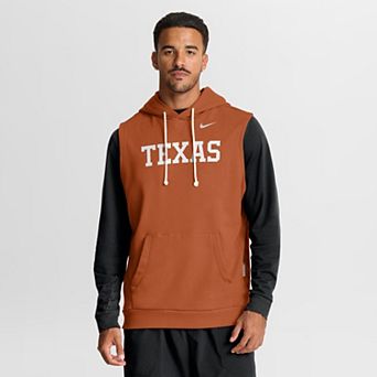 Men's Nike Texas Orange Texas Longhorns 2026 Sideline Sleeveless Dri-FIT Hoodie