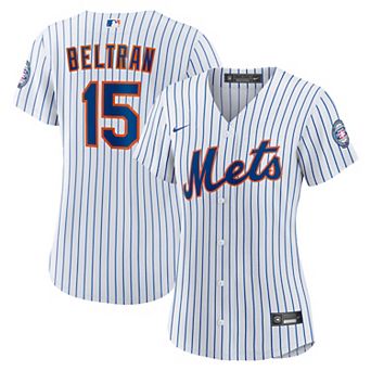 Women's Nike Carlos Beltran White New York Mets 2026 Baseball Hall of Fame Retired Player Replica Jersey