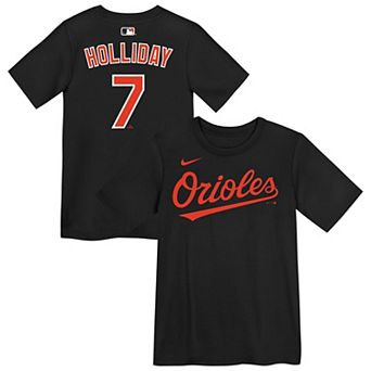 Preschool Jackson Holliday Black Baltimore Orioles Name & Number T-Shirt
