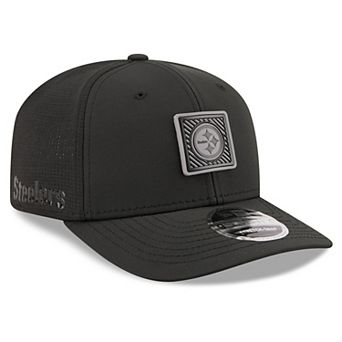 Men's New Era Black Pittsburgh Steelers 2026 NFL Training Camp 9SEVENTY Adjustable Hat