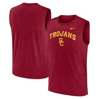 Men's Nike Cardinal USC Trojans Primetime Legend Arch Dri-FIT Muscle Tank Top