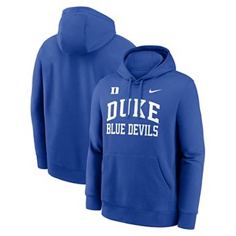 Men's Nike Royal Duke Blue Devils Primetime Arched Club Fleece Pullover Hoodie