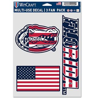 WinCraft Florida Gators Three-Piece Stars & Stripes Fan Decal Set