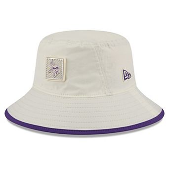 Men's New Era Cream Minnesota Vikings 2026 NFL Training Camp Sport Bucket Hat